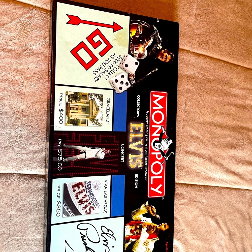 Elvis Collector's Edition Board Game - Black and Red